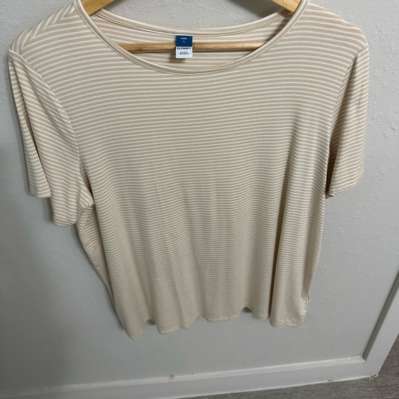 Old Navy Tops - Old Navy Striped Luxe Short Sleeve Top